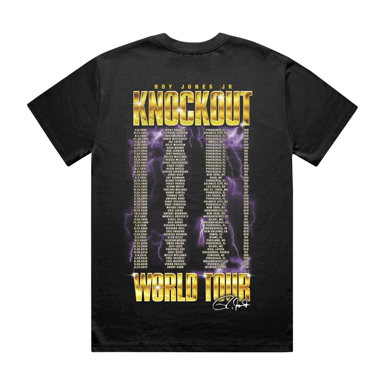 Knockout Tour Tee