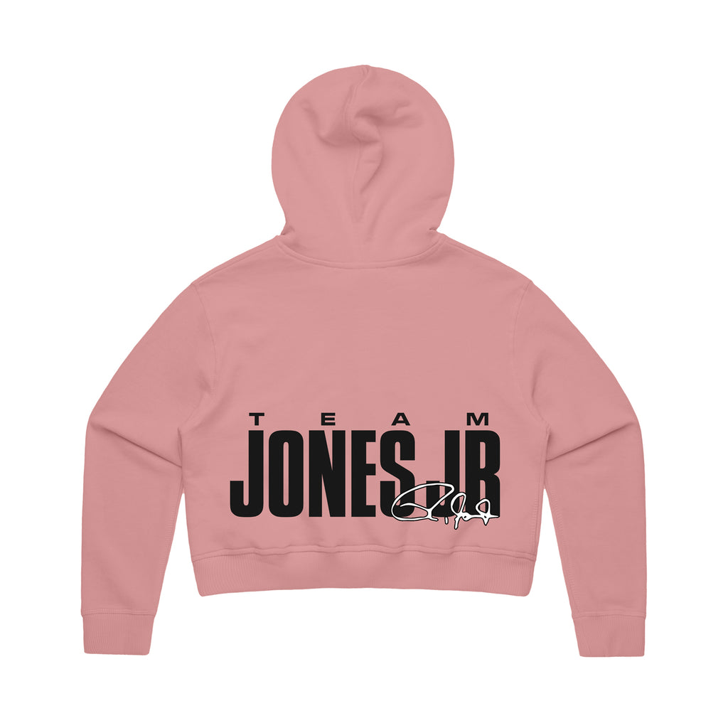 RJJ Women's Cropped Hoodie Pink