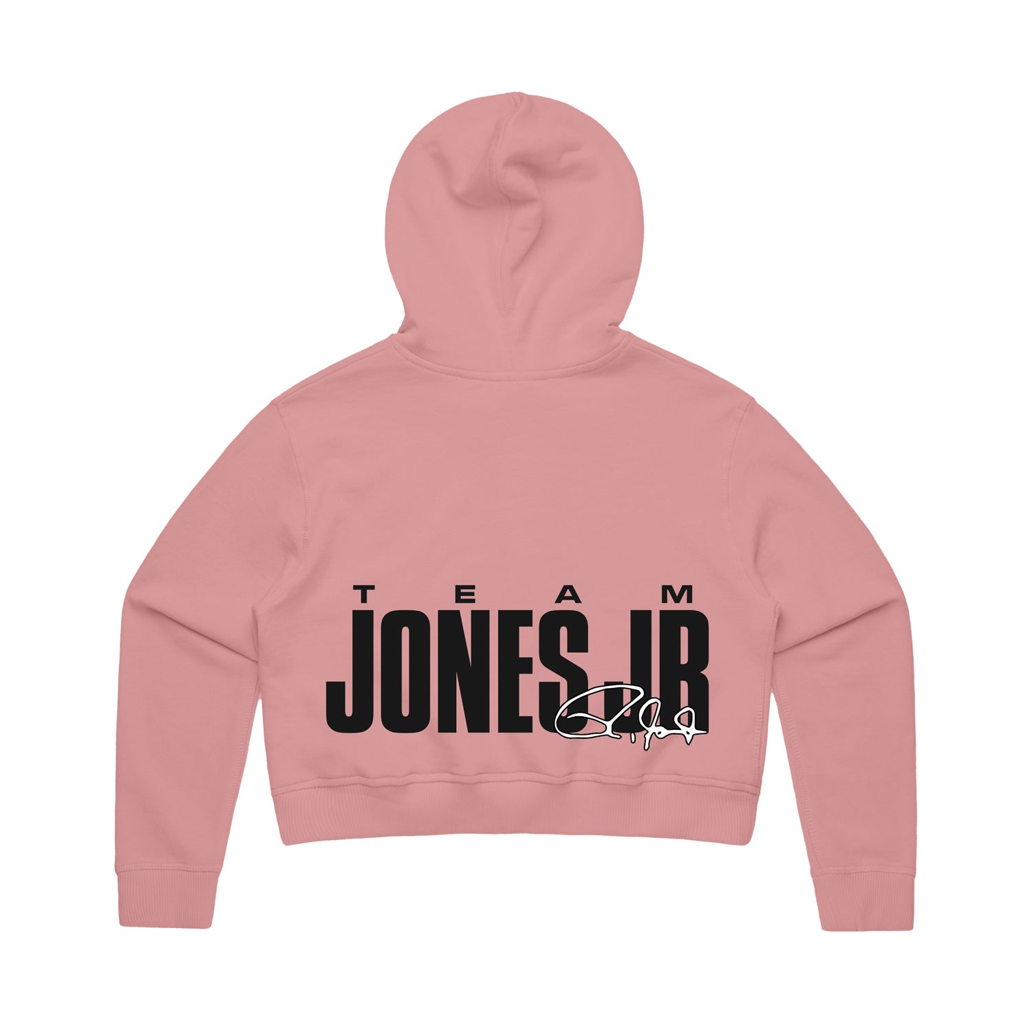RJJ Women's Cropped Hoodie Pink