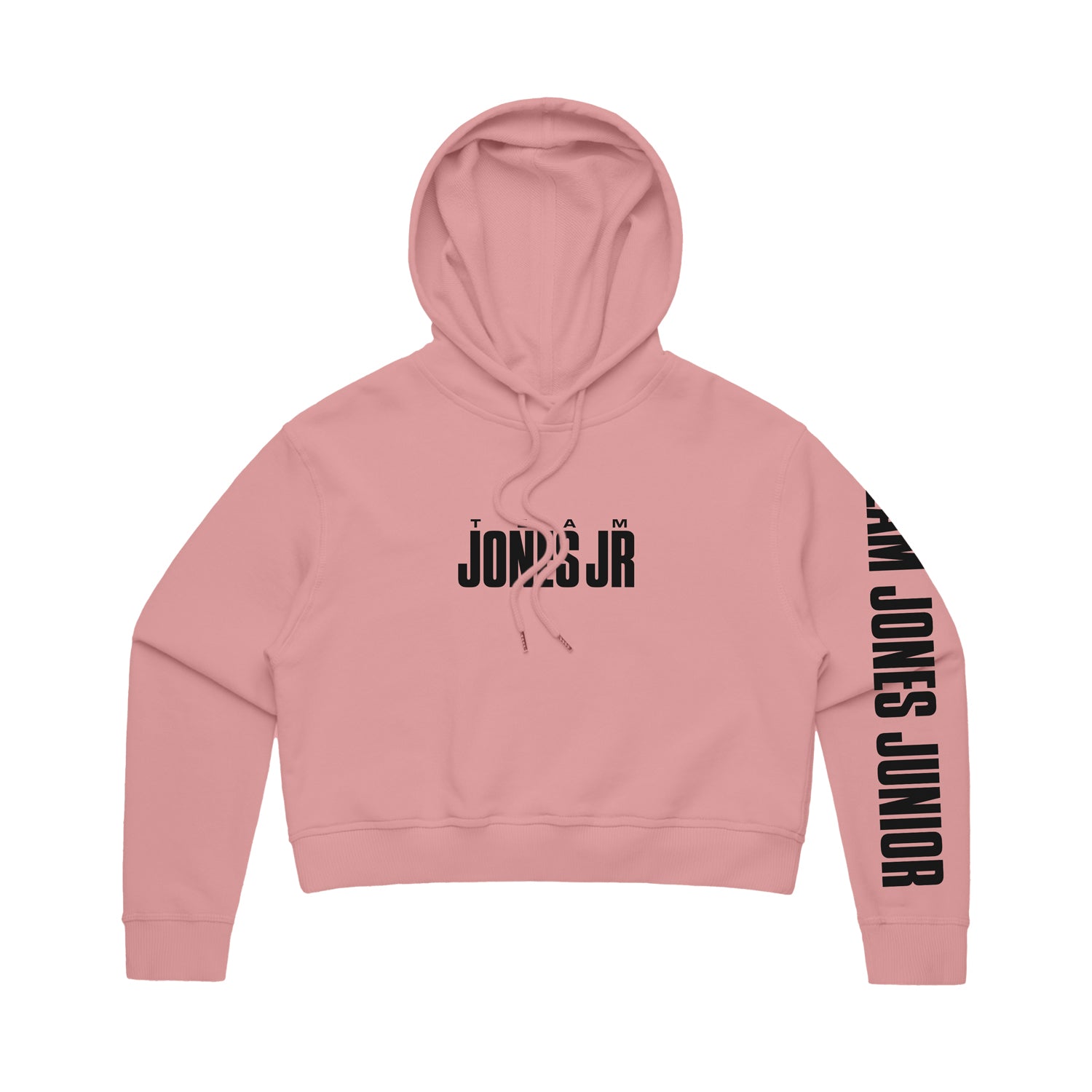 RJJ Women's Cropped Hoodie Pink